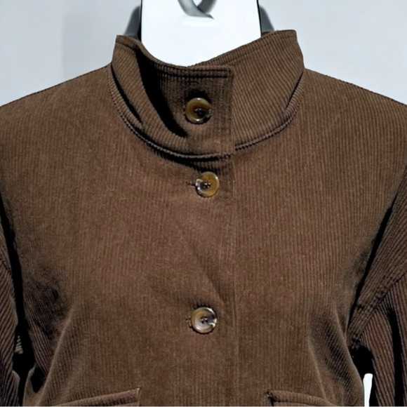 🌻Avec Les Filles Brown Corduroy Jacket Size Large - Picture 4 of 12